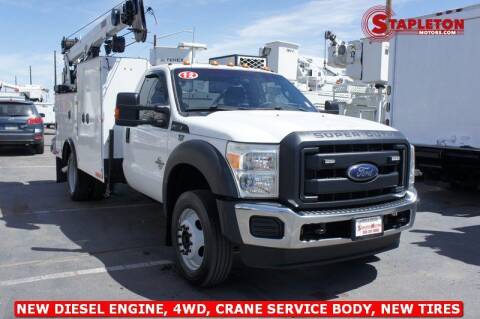 2012 Ford F-550 Super Duty for sale at STAPLETON MOTORS in Commerce City CO