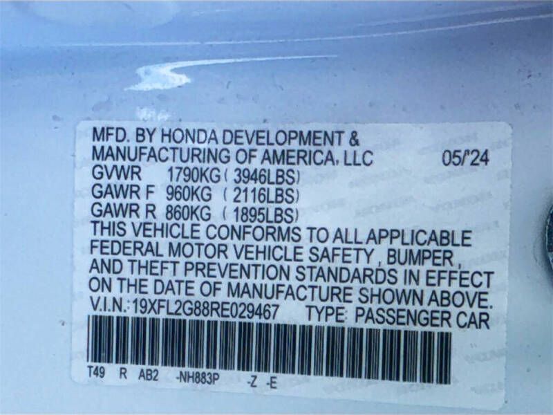 2024 Honda Civic Sport