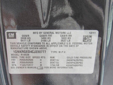 2012 Chevrolet Traverse LT