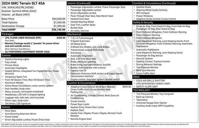 2024 GMC Terrain SLT
