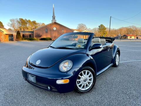 2005 Volkswagen New Beetle Convertible for sale at Xclusive Auto Sales in Colonial Heights VA