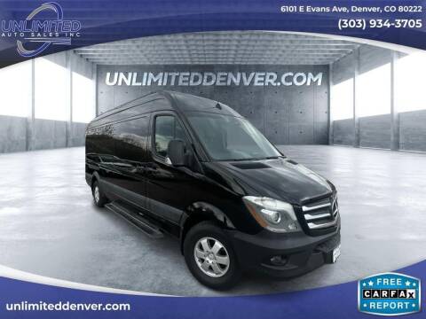2017 Mercedes-Benz Sprinter for sale at Unlimited Auto Sales in Denver CO