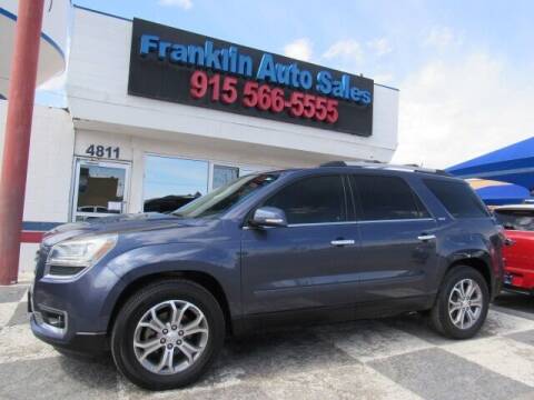 2013 GMC Acadia for sale at Franklin Auto Sales in El Paso TX
