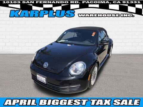 2015 Volkswagen Beetle Convertible for sale at Karplus Warehouse in Pacoima CA