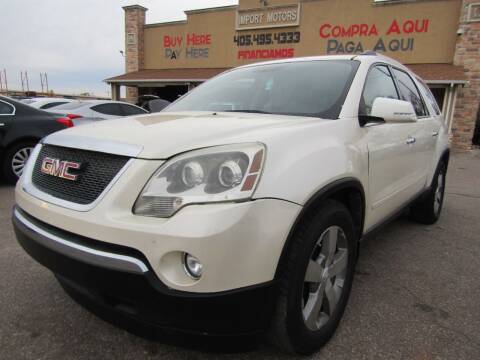 2012 GMC Acadia for sale at Import Motors in Bethany OK