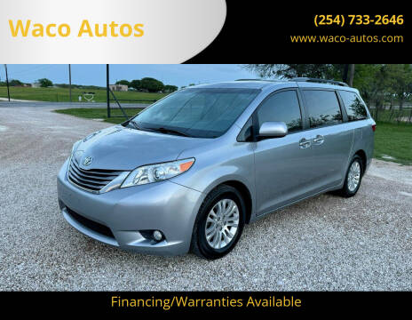 2017 Toyota Sienna for sale at Waco Autos in Lorena TX