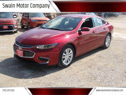 2018 Chevrolet Malibu for sale at Swain Motor Company in Cherokee IA