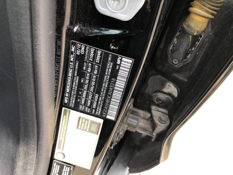 2012 Mercedes-Benz M-Class ML 350