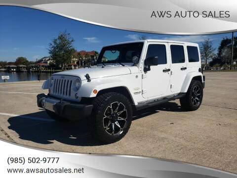 2014 Jeep Wrangler Unlimited for sale at AWS Auto Sales in Slidell LA