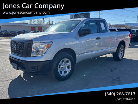2017 Nissan Titan for sale at Jones Car Company of Shawsville in Shawsville VA
