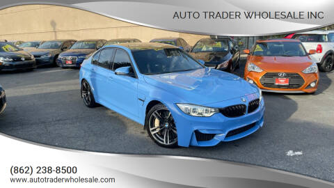 2017 BMW M3 for sale at Auto Trader Wholesale Inc in Saddle Brook NJ