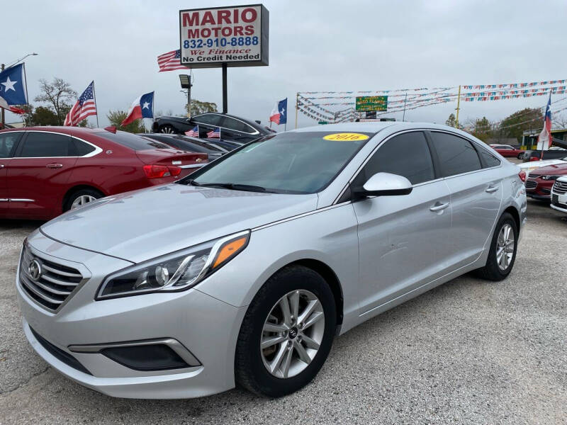 2016 Hyundai Sonata for sale at Mario Motors in South Houston TX