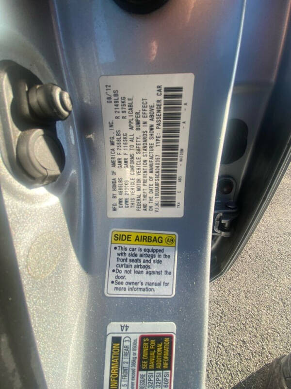 2012 Acura TL w/Tech