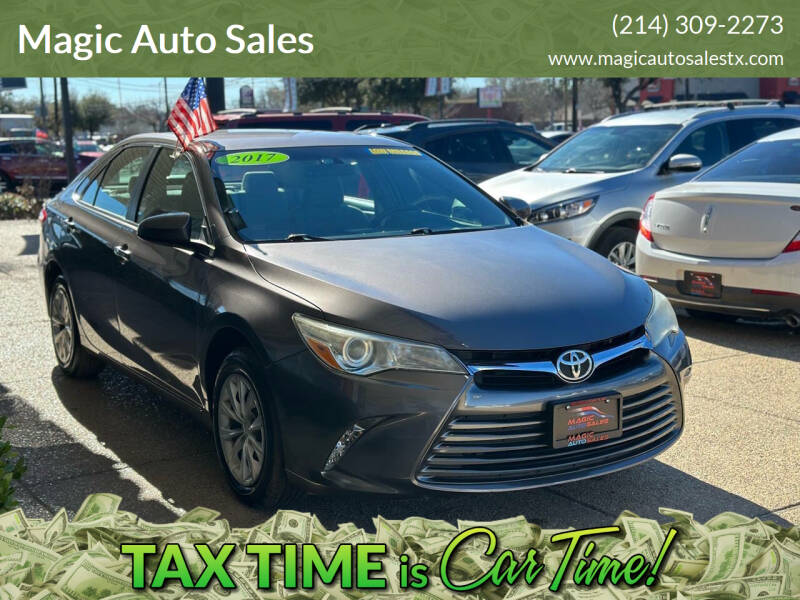 2017 Toyota Camry for sale at Magic Auto Sales in Dallas TX