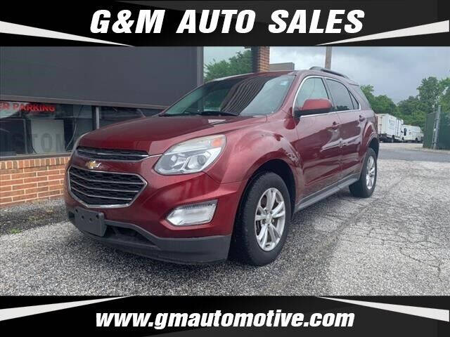 2016 Chevrolet Equinox for sale at G & M Auto Sales in Kingsville, MD