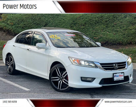 2013 Honda Accord for sale at Power Motors in Halethorpe MD
