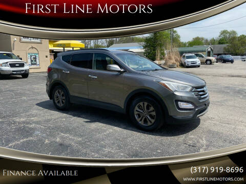 2013 Hyundai Santa Fe Sport for sale at First Line Motors in Brownsburg IN