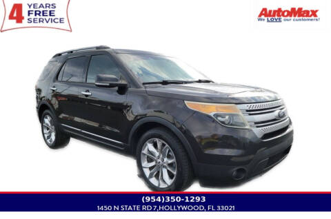 2014 Ford Explorer for sale at Auto Max in Hollywood FL
