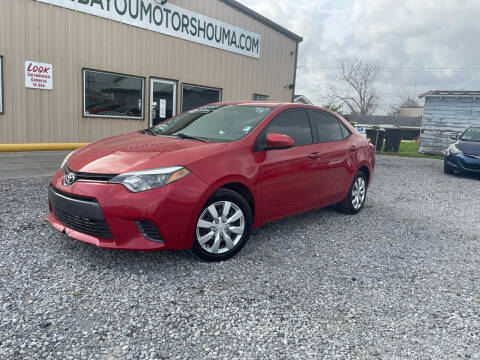 2016 Toyota Corolla for sale at Bayou Motors inc in Houma LA