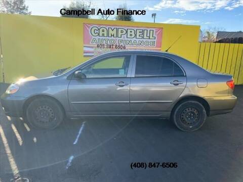 2006 Toyota Corolla for sale at Campbell Auto Finance in Gilroy CA