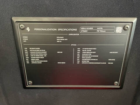 2022 Ferrari F8 Tributo