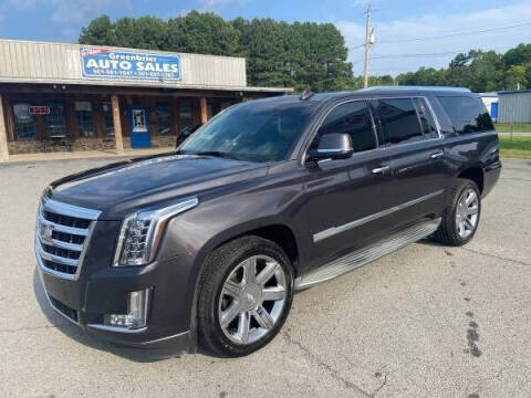 2015 Cadillac Escalade ESV for sale at Greenbrier Auto Sales in Greenbrier AR