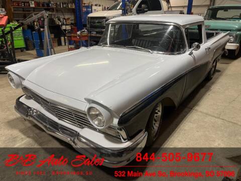1957 Ford Ranchero for sale at B & B Auto Sales in Brookings SD