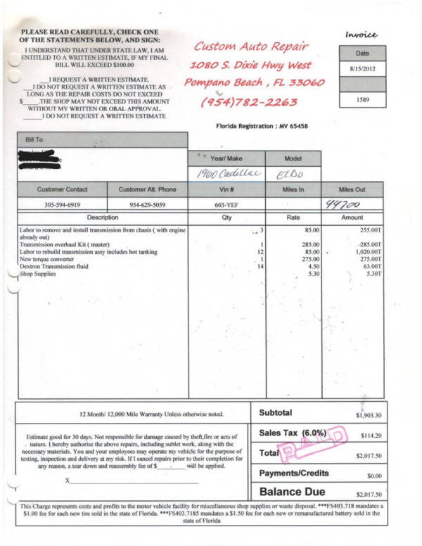 1960 Cadillac Eldorado