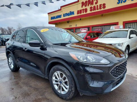 2021 Ford Escape for sale at Popas Auto Sales in Detroit MI
