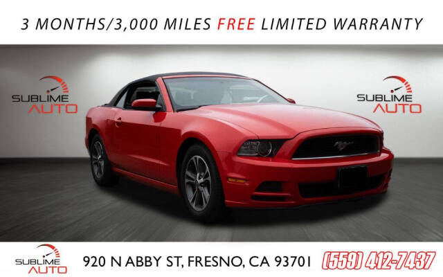 2014 Ford Mustang for sale at SUBLIME AUTO in Fresno, CA