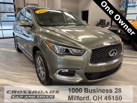 2017 Infiniti QX60 for sale at Crossroads Car & Truck in Milford OH