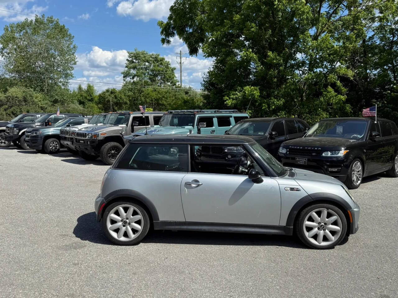 Silver 2004 MINI Cooper S S 2dr Supercharged Hatchback 2