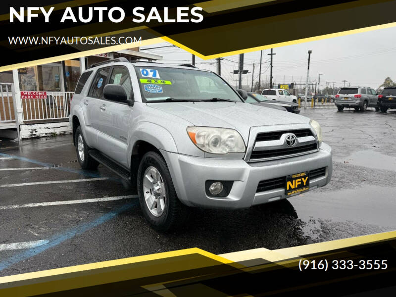 2007 Toyota 4Runner for sale at NFY AUTO SALES in Sacramento CA