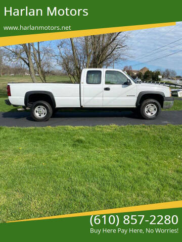 2004 Chevrolet Silverado 2500HD for sale at Harlan Motors in Parkesburg PA