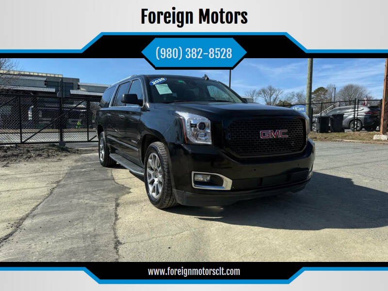 2020 GMC Yukon XL for sale at Foreign Motors in Kannapolis NC