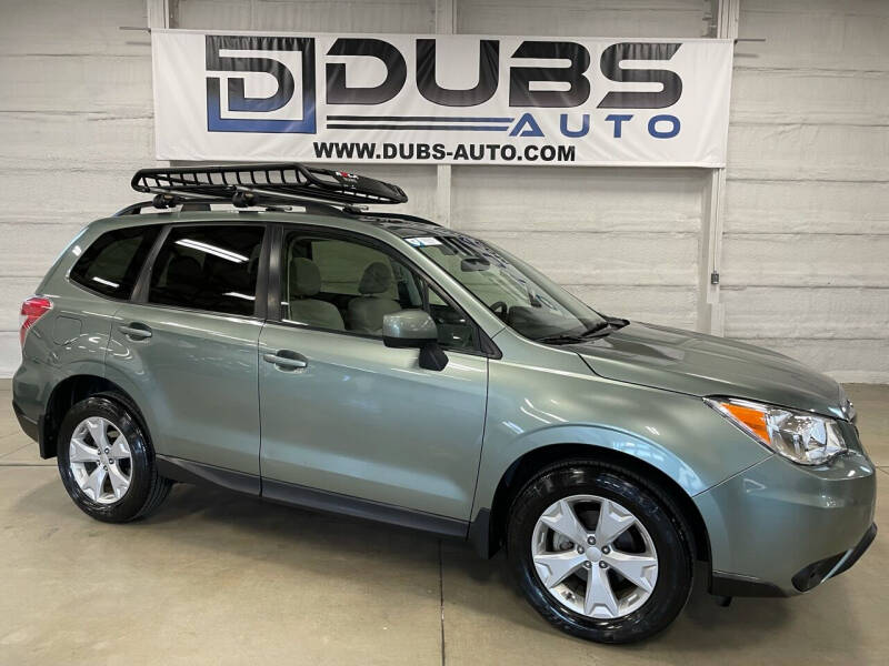 2015 Subaru Forester for sale at DUBS AUTO LLC in Clearfield UT