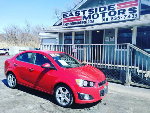 2012 Chevrolet Sonic for sale at EASTSIDE MOTORS in Tulsa OK