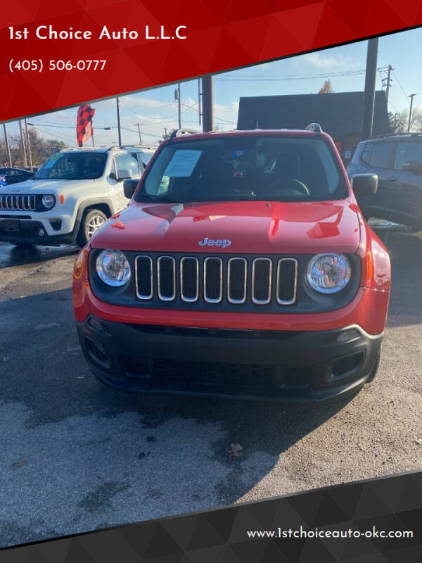 2016 Jeep Renegade for sale at 1st Choice Auto L.L.C in Oklahoma City OK