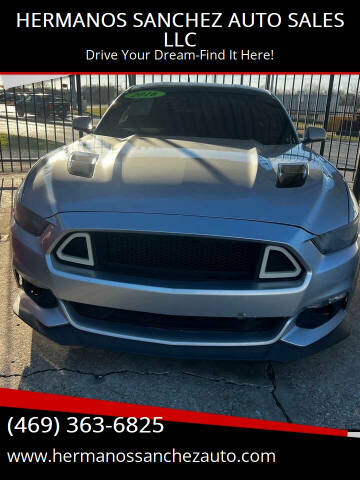 2016 Ford Mustang for sale at HERMANOS SANCHEZ AUTO SALES LLC in Dallas TX