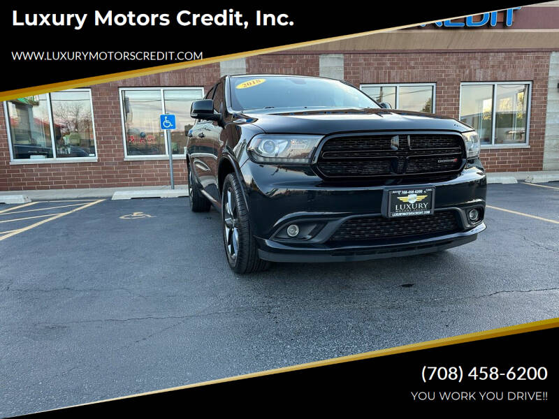 2018 Dodge Durango for sale at Luxury Motors Credit, Inc. in Bridgeview IL