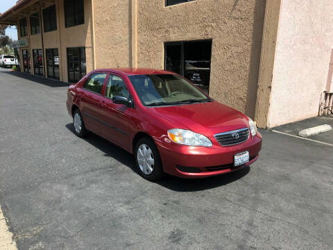 2007 Toyota Corolla for sale at Anoosh Auto in Mission Viejo CA