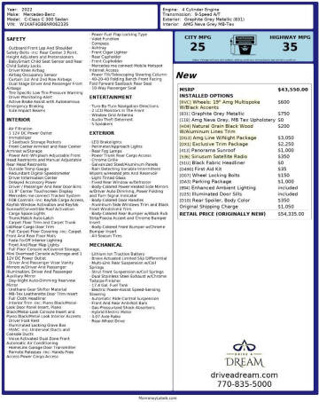 2022 Mercedes-Benz C-Class C 300