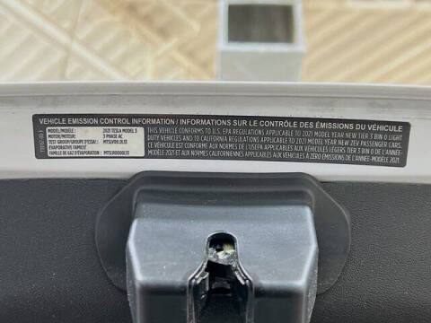 2021 Tesla Model 3 Standard Range Plus