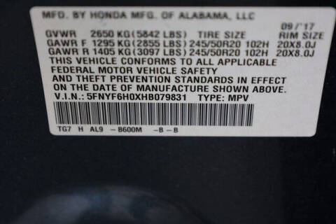 2017 Honda Pilot Elite