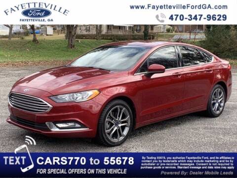 2017 Ford Fusion for sale at FAYETTEVILLEFORDFLEETSALES.COM in Fayetteville GA