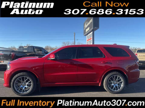 2018 Dodge Durango for sale at Platinum Auto in Gillette WY