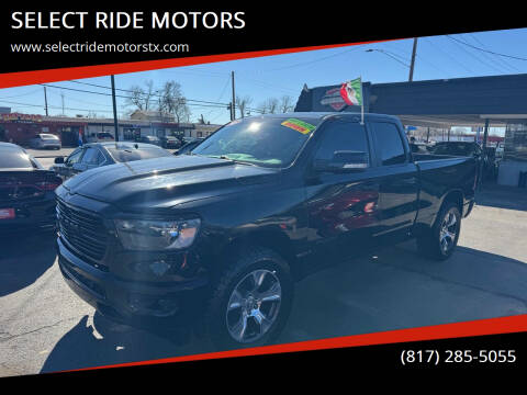 2021 RAM 1500 for sale at SELECT RIDE MOTORS in Arlington TX