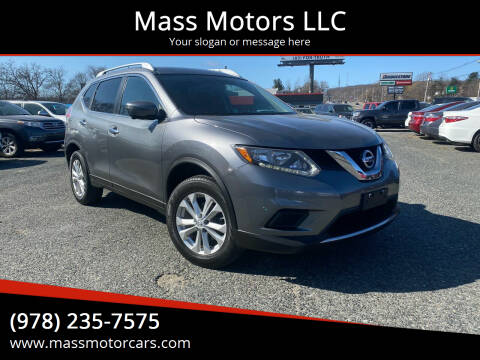 2016 Nissan Rogue for sale at Mass Motors LLC in Worcester MA