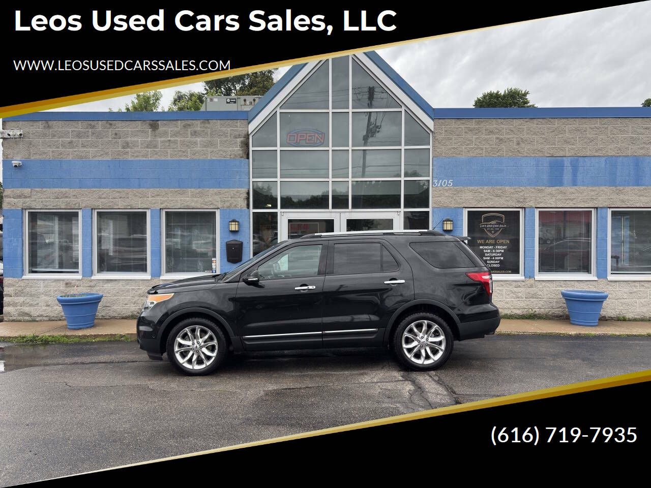 Black 2014 Ford Explorer Limited AWD Limited 4dr SUV 1
