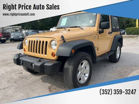 2013 Jeep Wrangler for sale at Right Price Auto Sales in Waldo FL